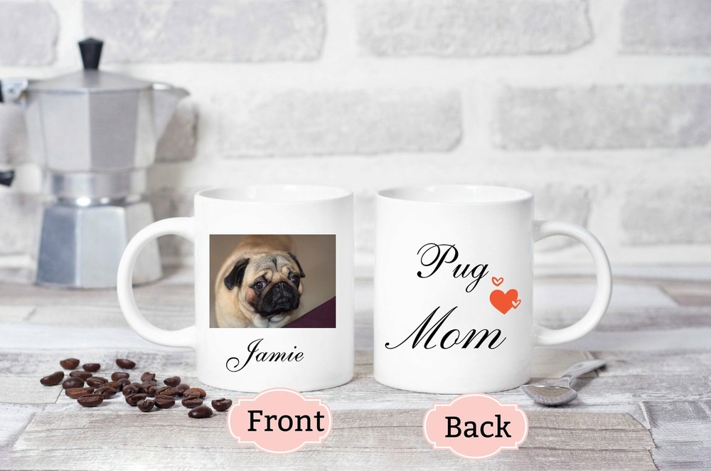 Personalized Dog Mug Dog Photo Mug Pet Photo Mug Pet Portrait Mug Dog Mom Mug