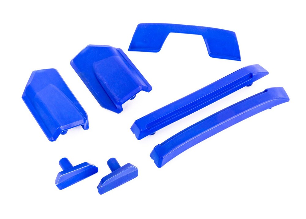 Traxxas Body reinforcement set, orange/ skid pads (roof) BLUE TRA9510X