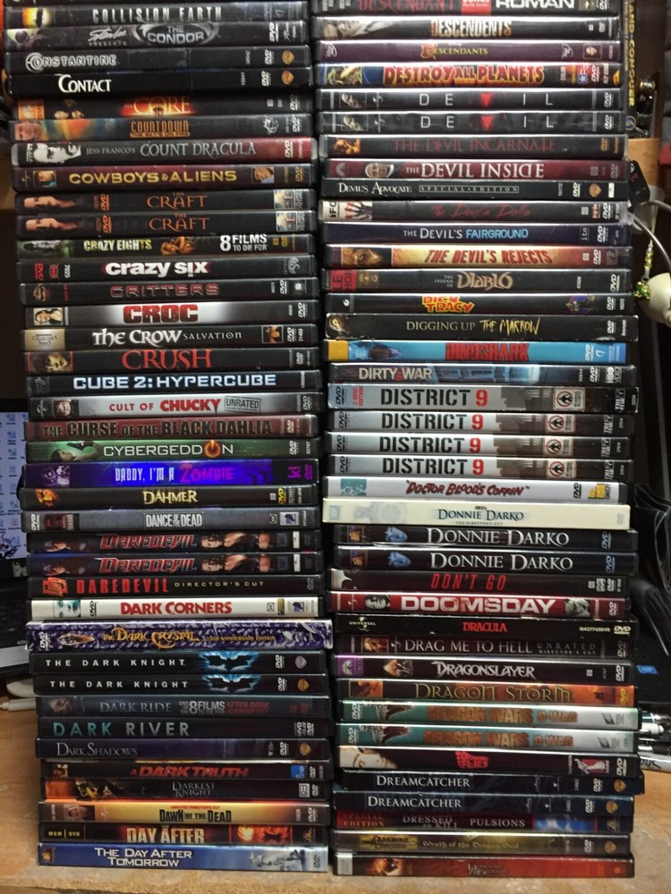 Clearance Sale - HORROR, Sci-Fi, Fantasy DVDs (C-D) - $3+ - Get 50% discount-image