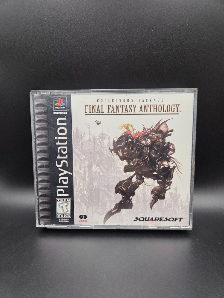 Squaresoft Final Fantasy Anthology PS1 Collector's Edition Manual Music CD NTSC…