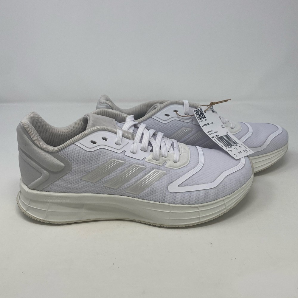 Adidas Duramo 10 Women’s White/Metallic Running Shoes Size 8 HP2388