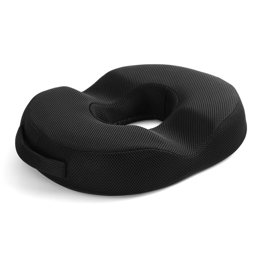 Memory Foam Donut Pillow for Hemorrhoid Seat Cushion Ergonomic for Comfort Si...