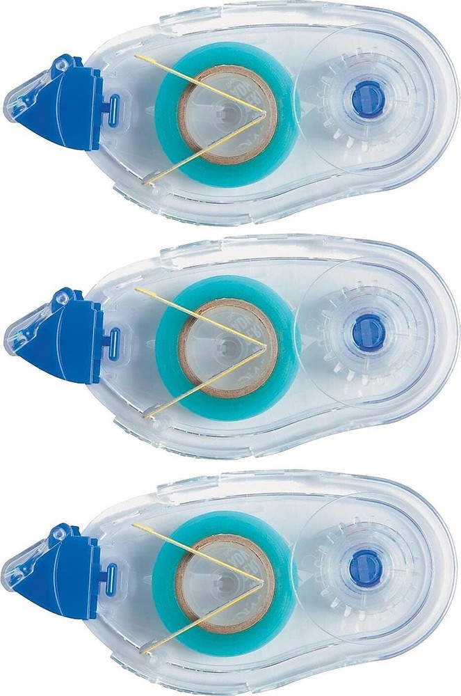 Mono Adhesive Roller Refill, Permanent, 3/PK 3 Count (Pack of 1)