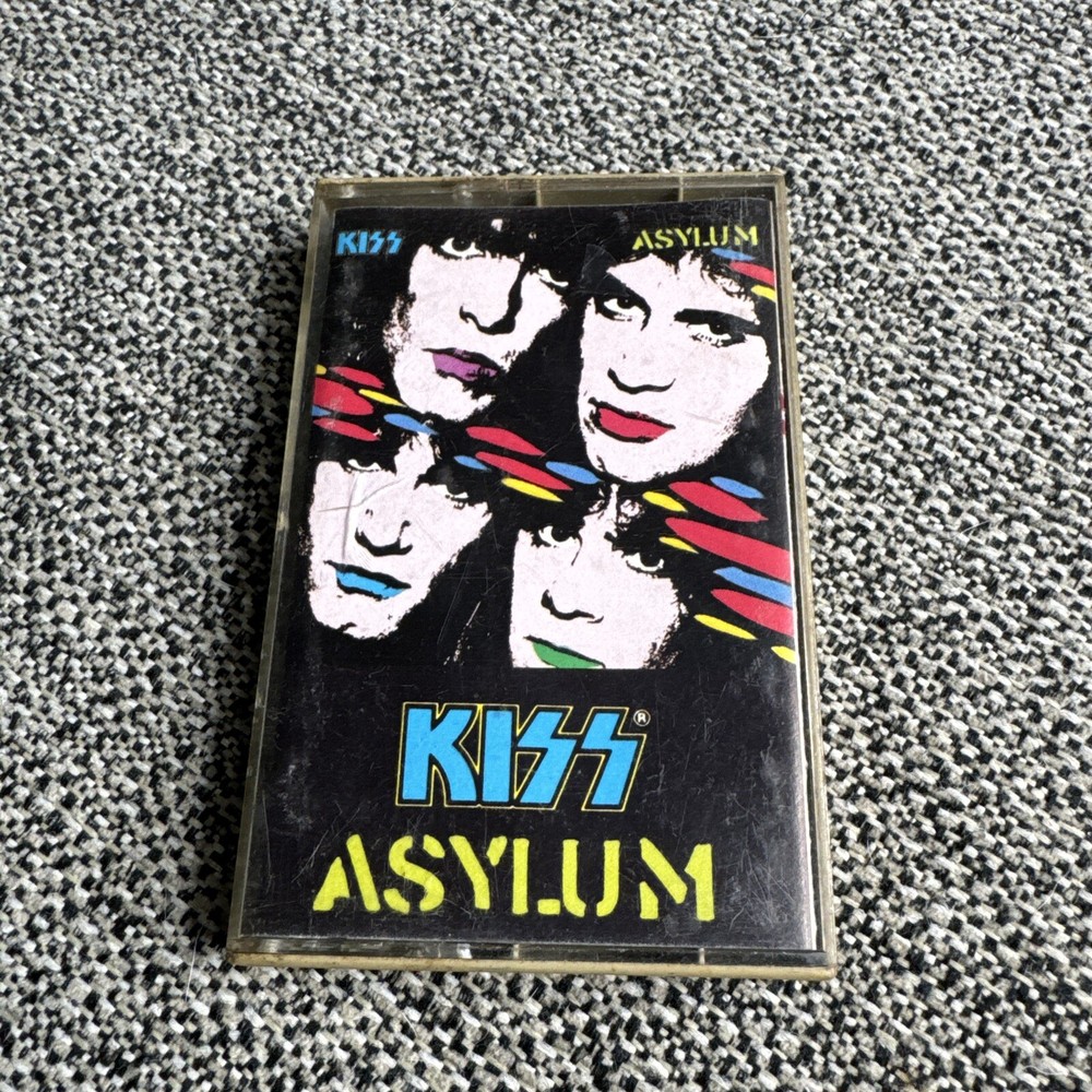 1985 KISS Asylum Cassette Tape Polygram Records 826099-4M-1 Vintage Collectible  