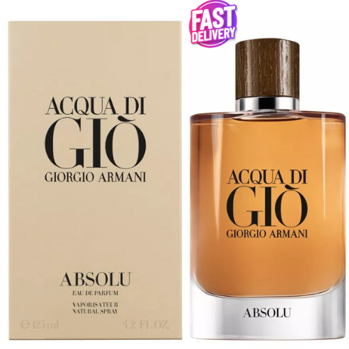 Giorgio Armani Acqua di Gio Absolu Eau de Parfum Spray for Men, 4.2 Fl Oz