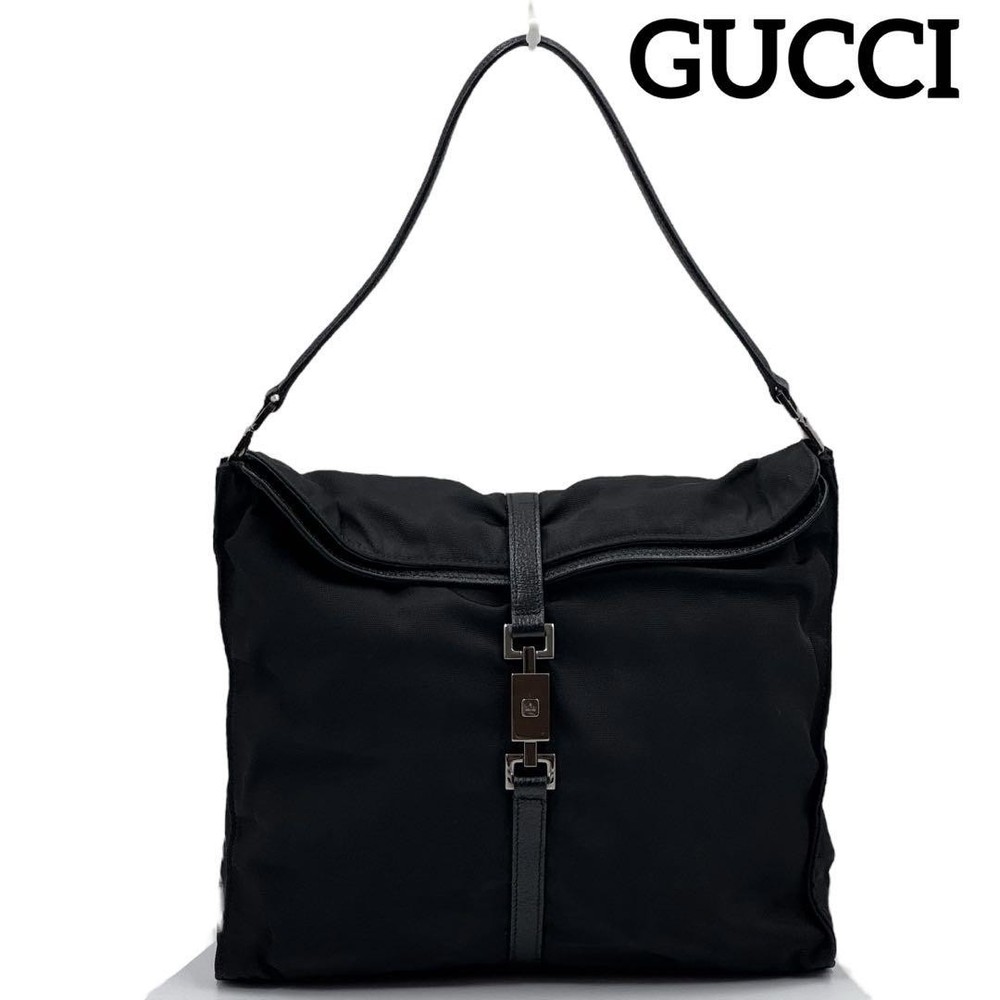 Vintage Gucci Jackie Leather Shoulder Tote Bag