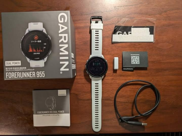 Garmin Forerunner 955 Dual Power GPS Watch in Good Condition