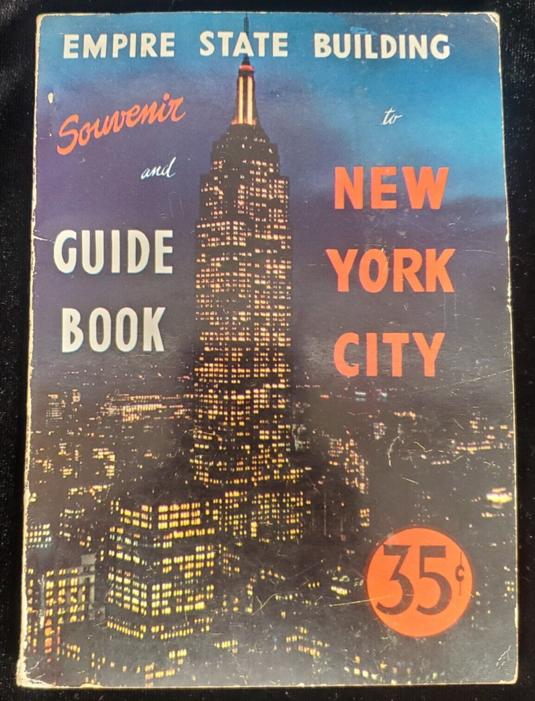 1954 Empire State Building NYC Souvenir Guide Book by Herbco for 35 Cents