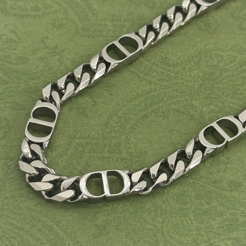 Dior Cd Icon Chain Link 50Cm Gold-Tone Necklace