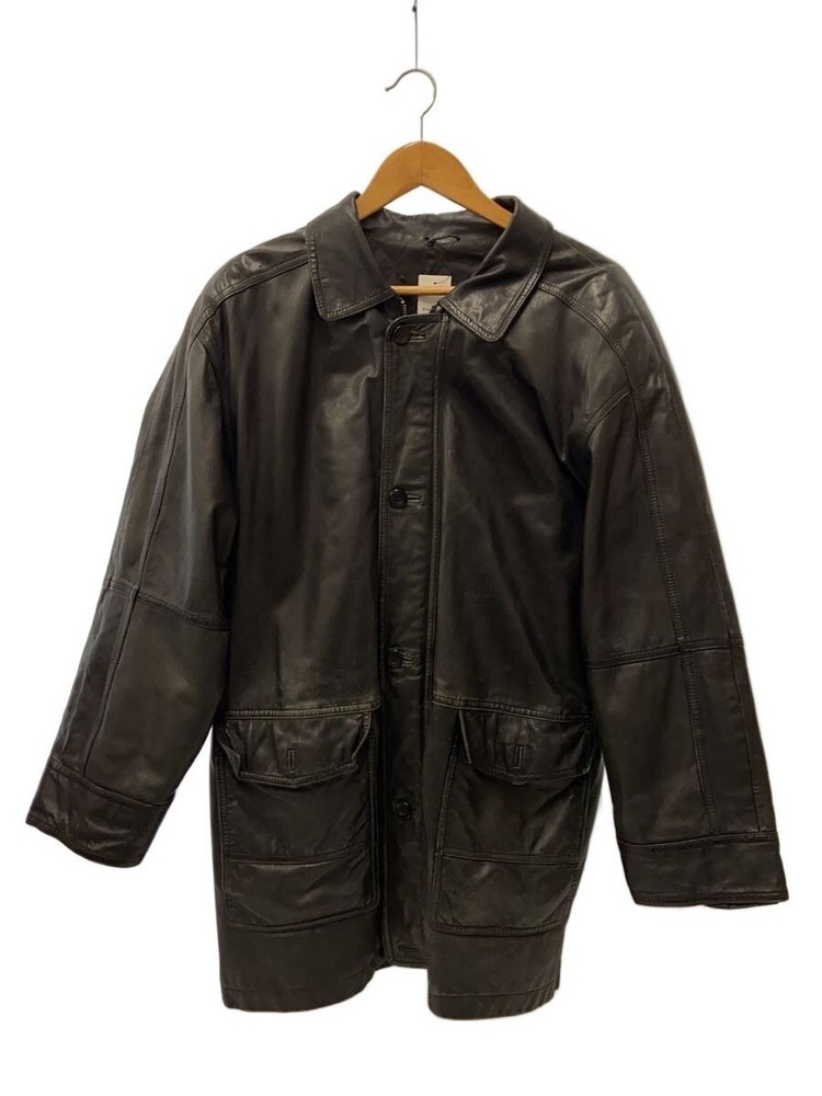 Hanai/Leather Jacket Blouson/L/Leather/Blk 3464