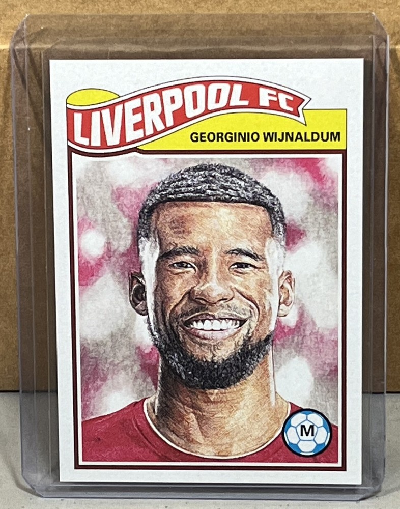 2019 TOPPS LIVING #54 GEORGINIO WIJNALDUM LIVERPOOL FC UEFA Champions League