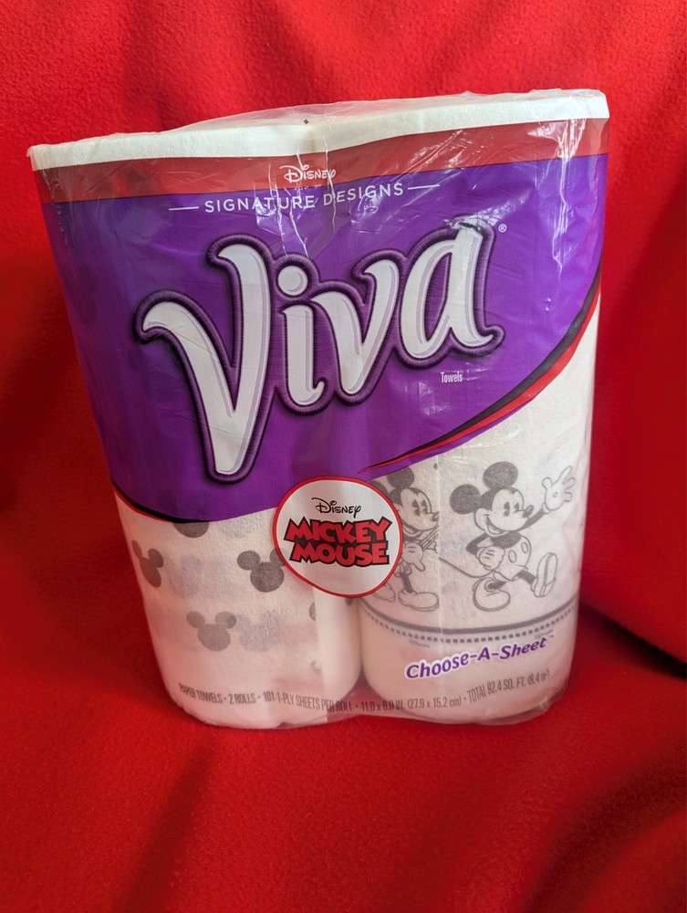 Mickey Mouse themed Viva paper towels for Disney fans