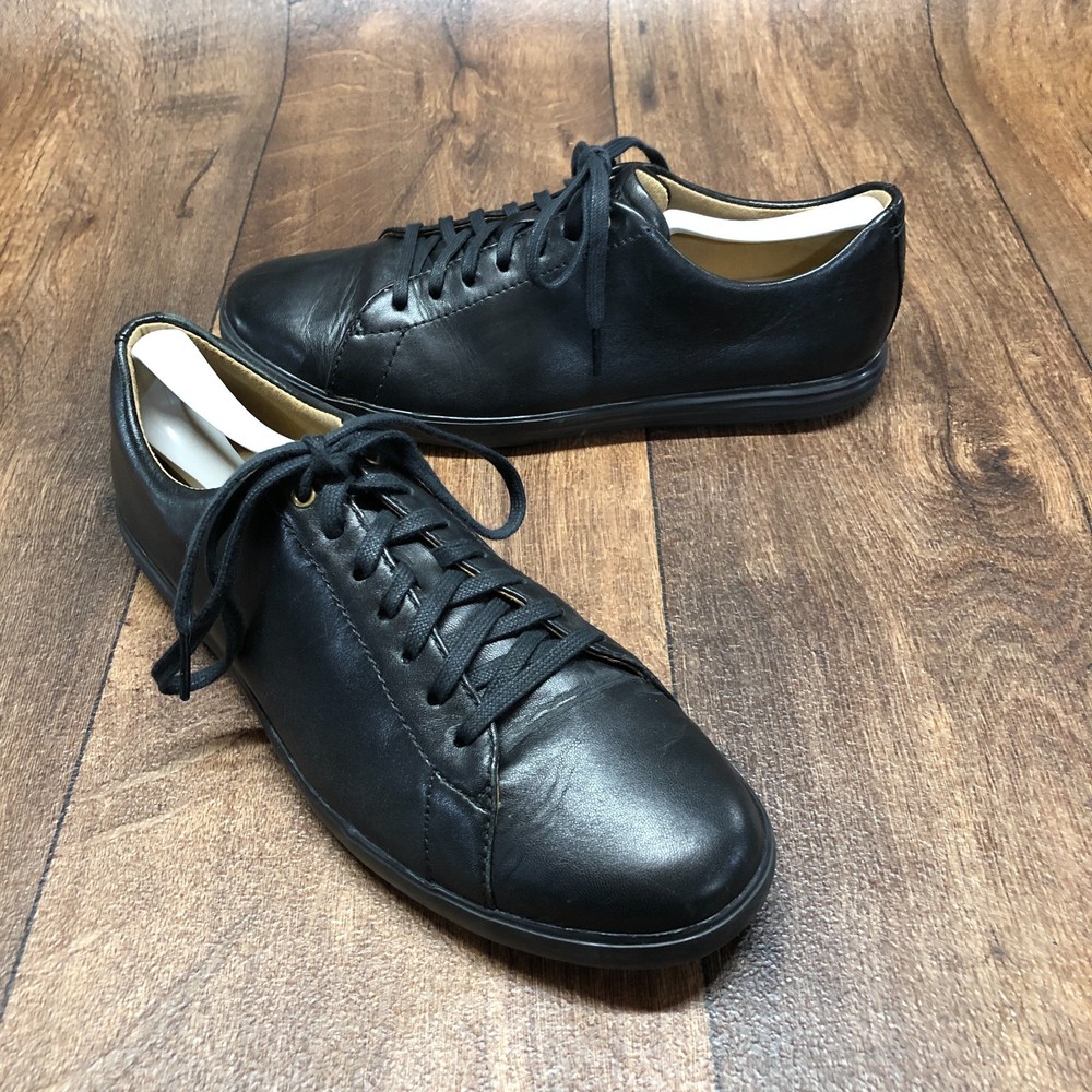 Cole Haan Grand Crosscourt II Black Leather Sneakers Men's Size 8.5 Casual Shoes
