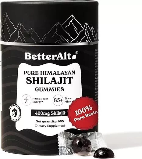 Himalayan Shilajit GOLD Gummies, Organic, Extremely Potent 3000 mg, Fulvic Acid