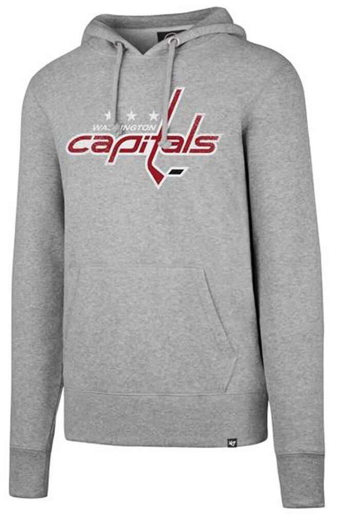 Washington Capitals NHL Slate Grey Headline Hoody by 47 Brand  