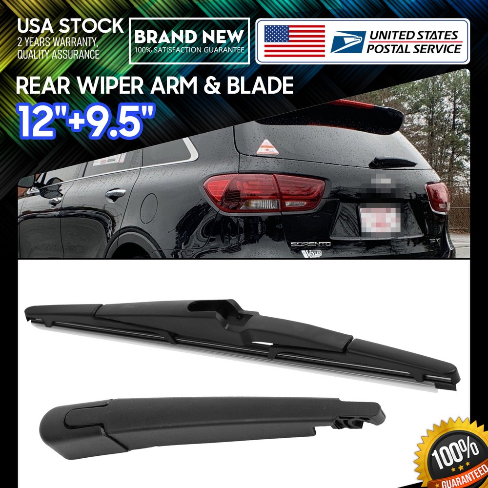 One Set 12''+13'' Premium Soft rubber Windshield Rear Wiper Blade All Season