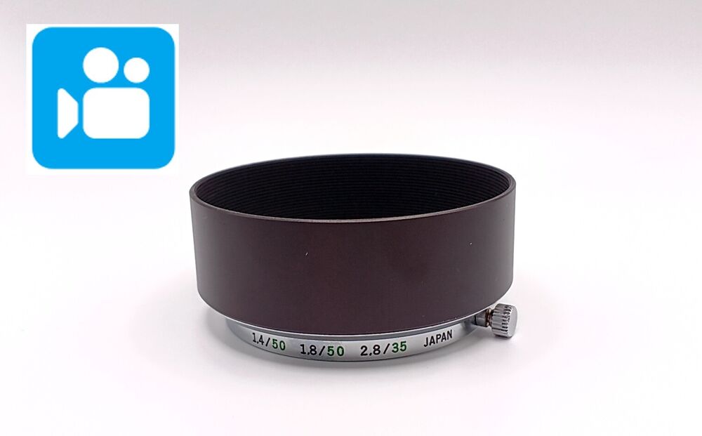 🎦👀[Almost Unused] Olympus OM Metal Lens Hood 50/1.4 50/1.8 35/2.8 From JAPAN