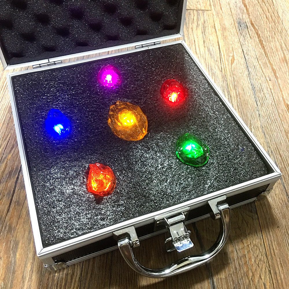 Marvel The Avengers Thanos Box 1:1 Prop Iron Man Infinity Stones Collection Ver