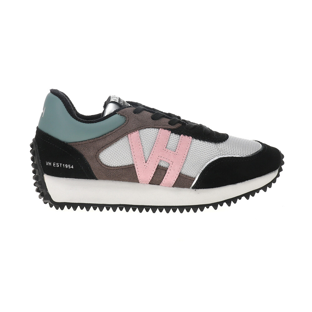 Vintage Havana Cosmic Metallic Slip-On Sneakers for Women in Black and Grey  