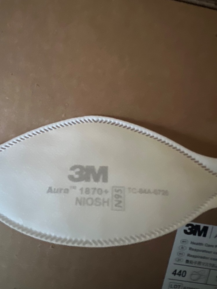 3m Aura 1870+ N95 mask  box of 440