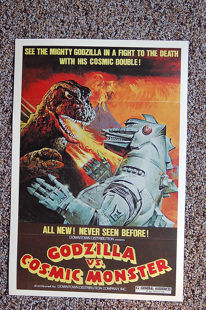 Godzilla vs Cosmic Monster Lobby Card Movie Poster