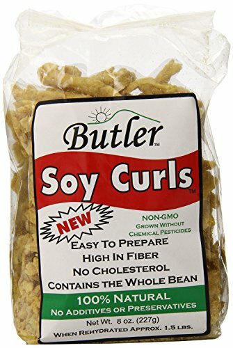 Butler Soy Curls,Gluten Free Vegan Non GMO Contains the Whole Soybean 100% Natur