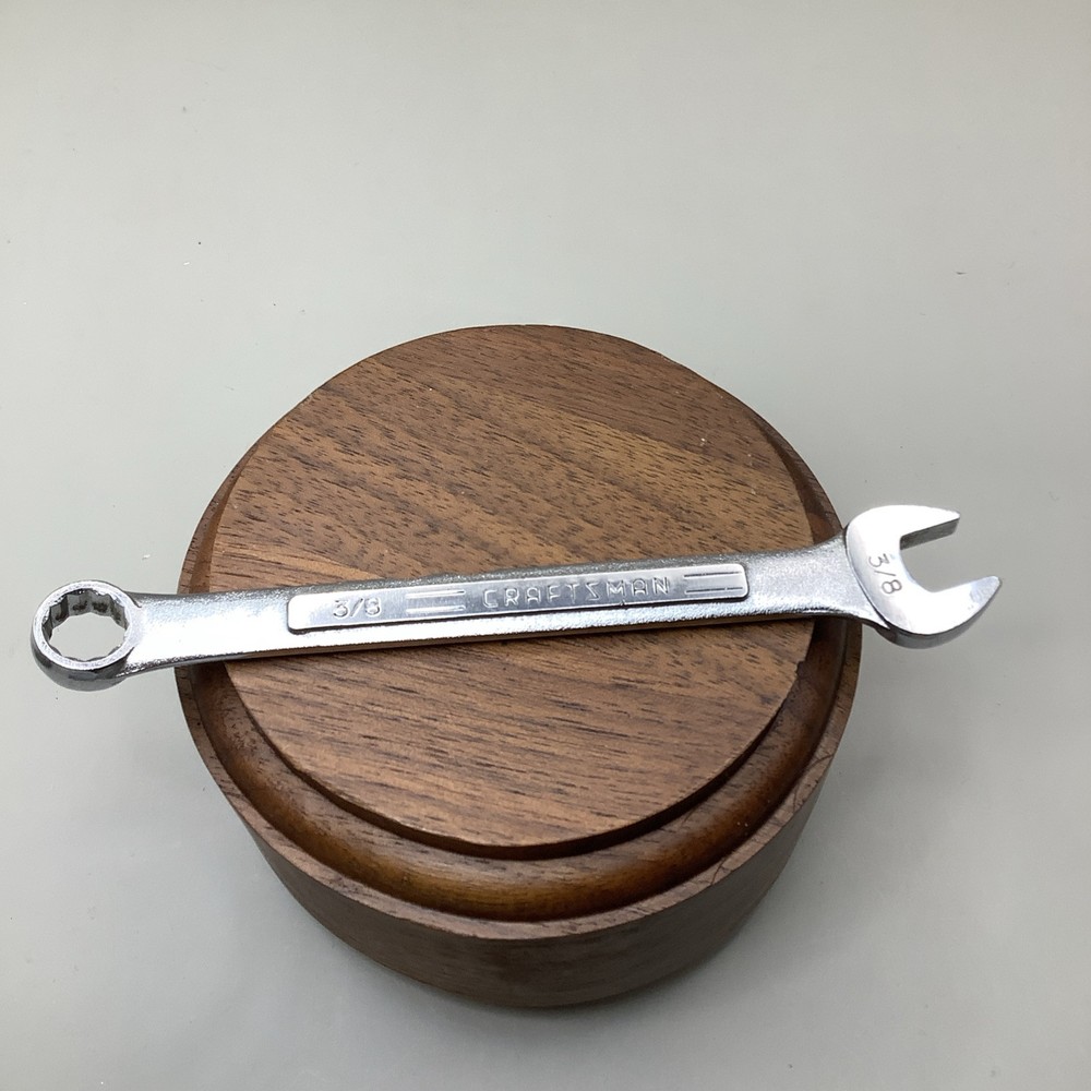 Vintage Craftsman BF Japan 3/8 Molybdenum Notched Combination Wrench