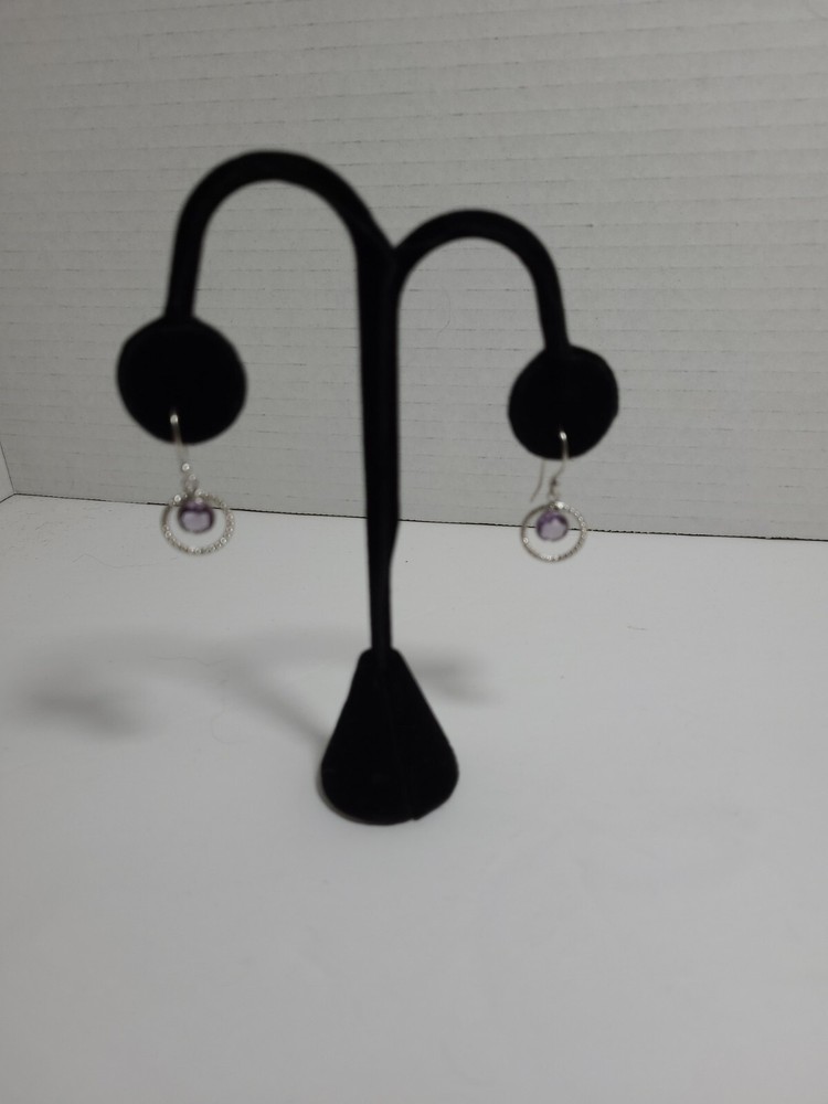 Sterling Silver Amethyst Earrings