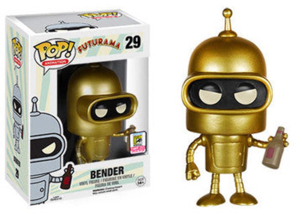 Funko POP! Animation: Futurama - Bender (2015 SDCC)(Damaged Box) #29