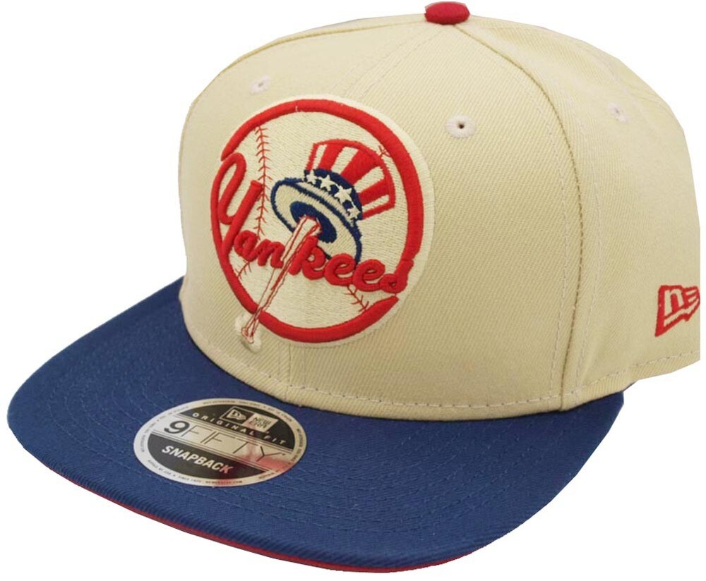 New Era New York Yankees Snapback Cap Vegas Gold OSB Scarlet Limited