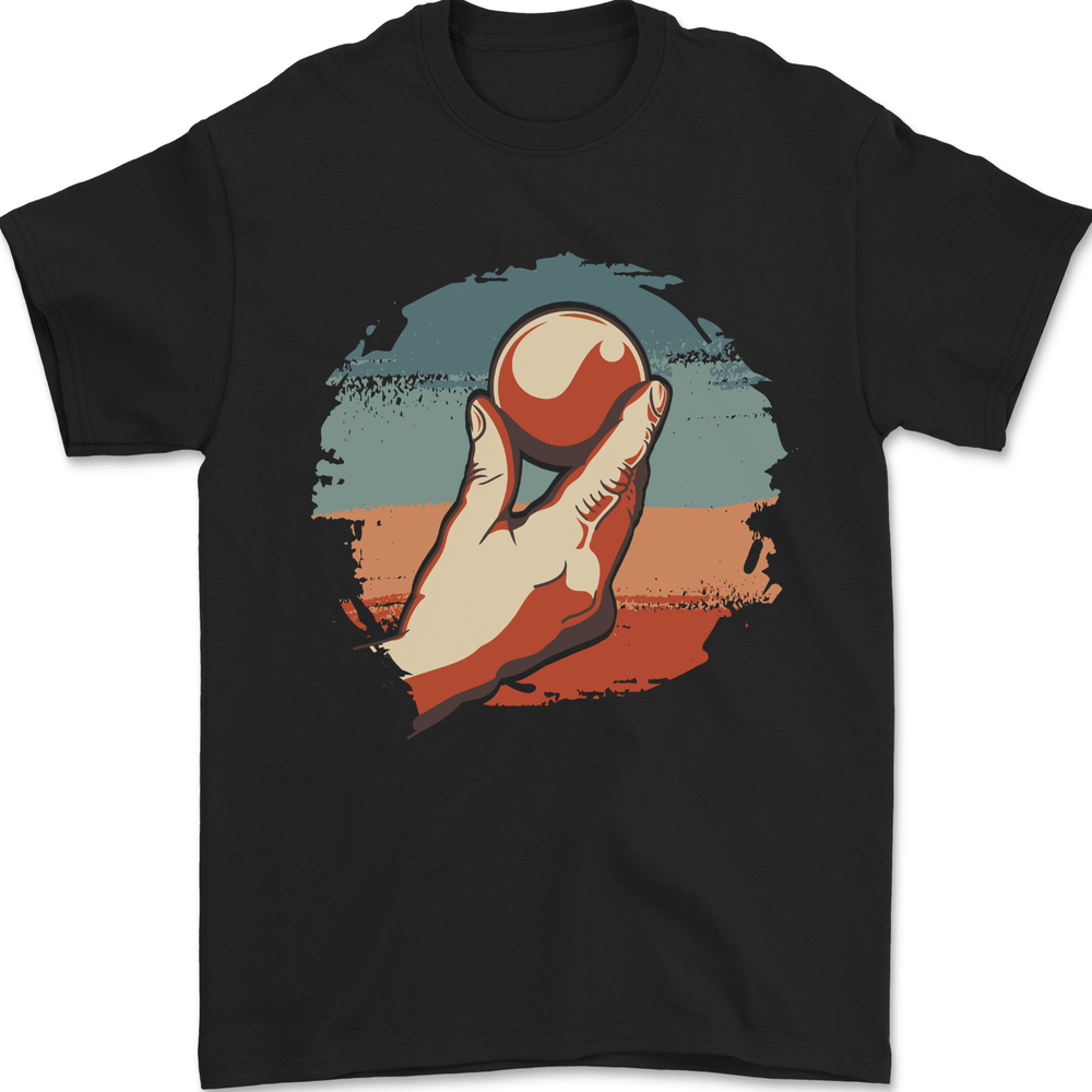 Boule Hand Bowls Petanque Balls Mens T-Shirt 100% Cotton