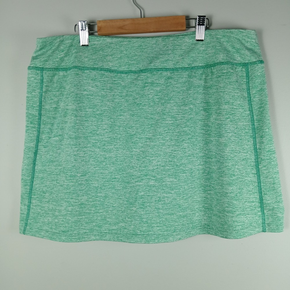 BlevonH Athletic Skort for Women in Green 2XL - Tennis Golf Running Skirt with Pockets