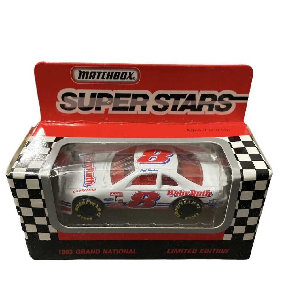 Jeff Burton 1993 Baby Ruth Racing 1/64 Matchbox Superstars Diecast Car