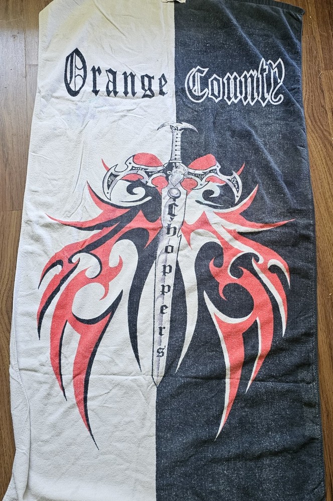 Orange County Choppers Vintage 2004 Beach Bath Towel 54x28 Taiwan