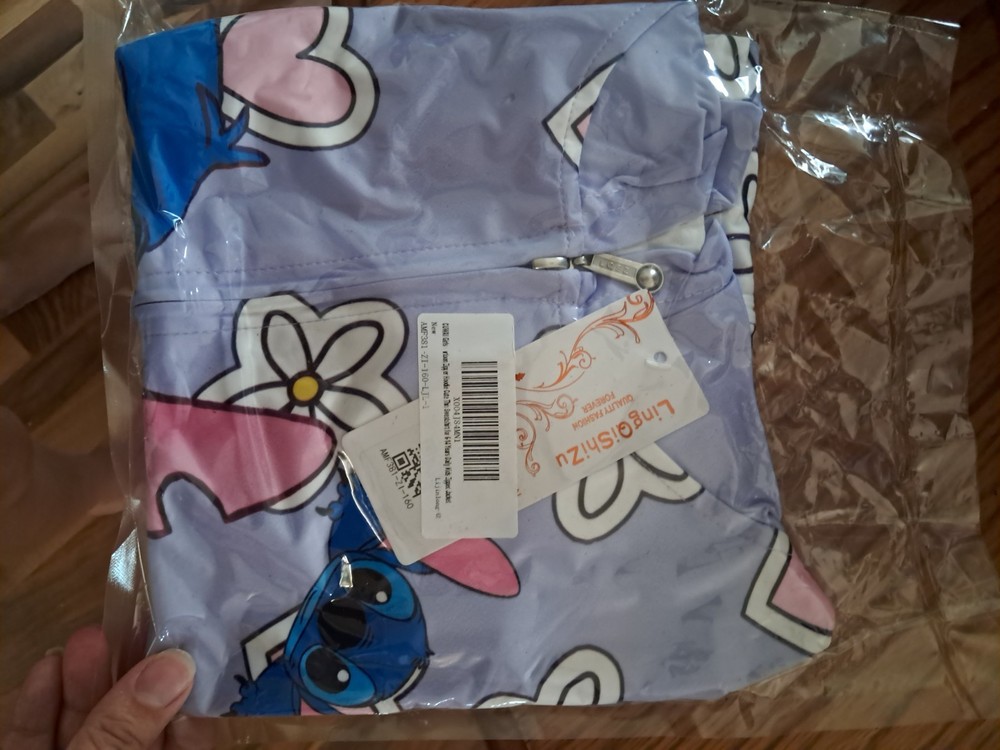 Stitch Disney Hooded Jacket for Kids Ages 6-9 Years