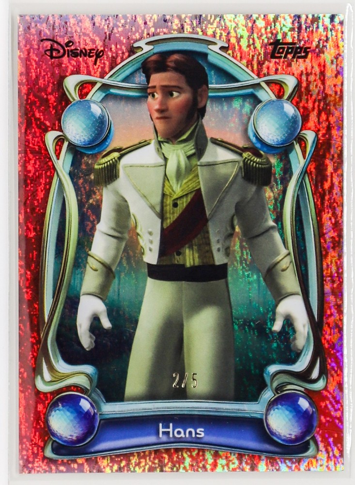 HANS 2025 Topps Disney Wonder Tier 1 Red Sparkle Foil #85 2/5