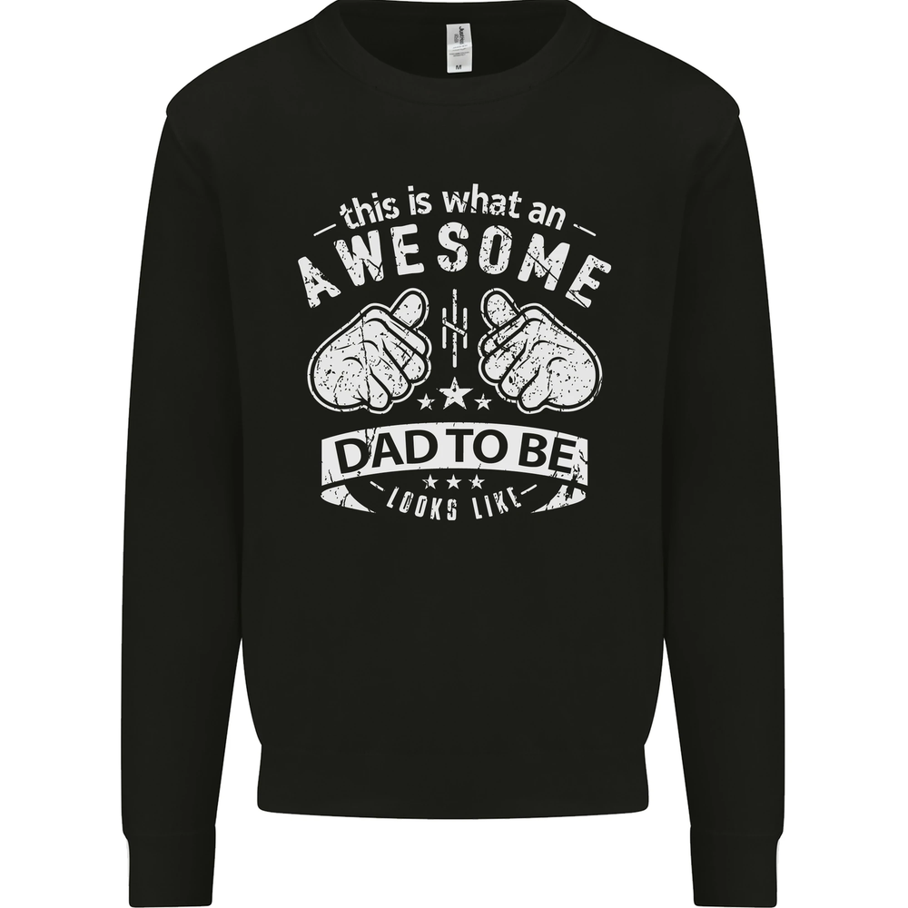 Impresionante Dad to Be Looks Nuevo Papá Papá Hombres Sudadera Jersey