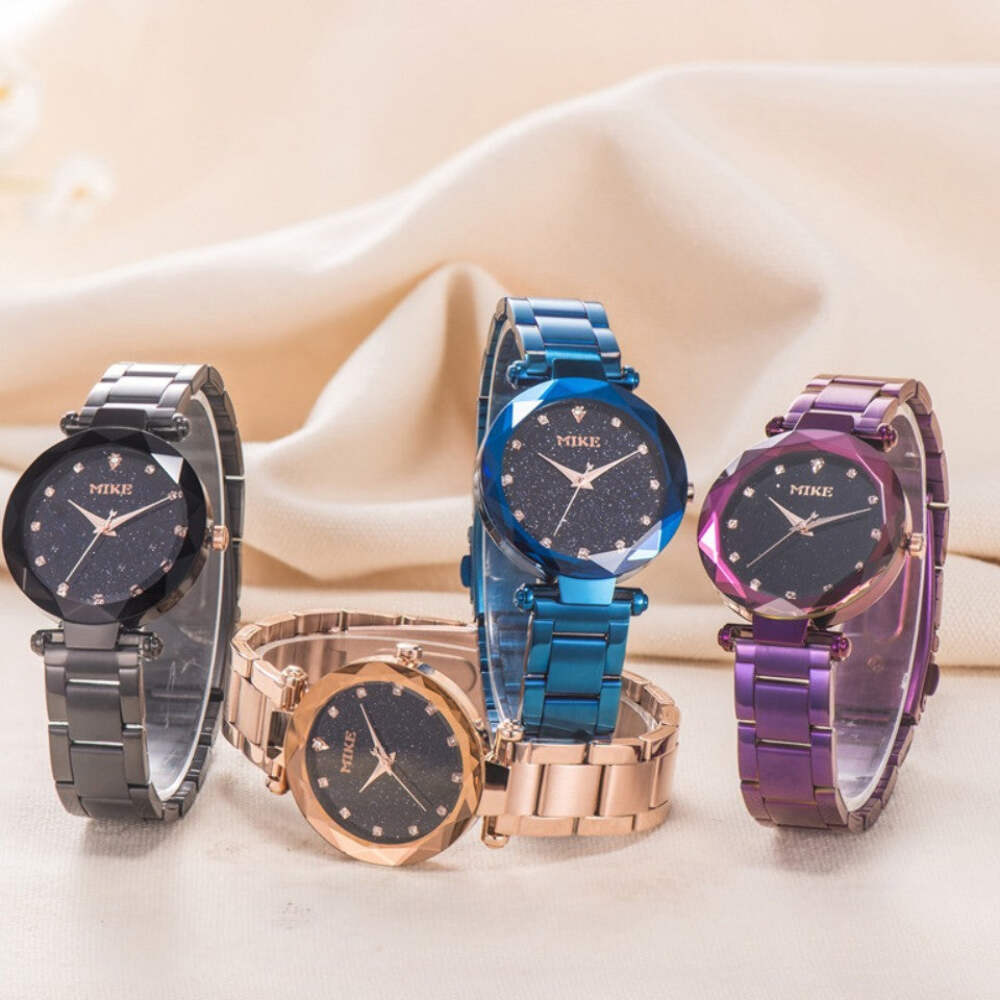 Milan Style Women's Waterproof Quartz Watch with Stainless Steel Strap in Variou