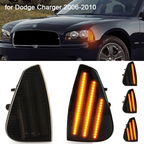 Smoke Dynamic LED Side Marker Light for 2006-2010 Dodge Charger