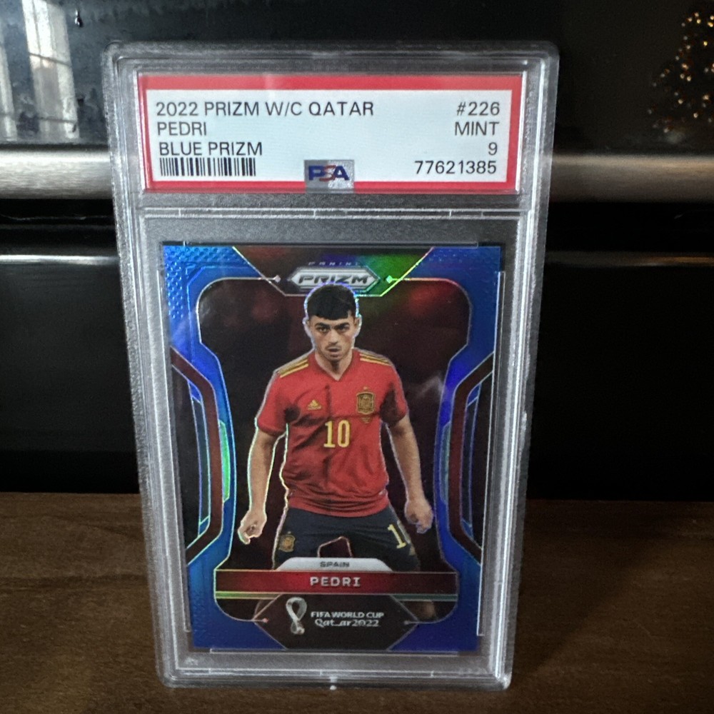 2022 Panini Prizm World Cup Qatar - Blue Prizm #226 Pedri /299