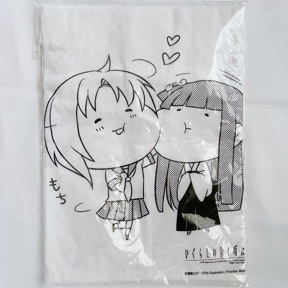 Higurashi When They Cry T-shirt Size L Rika Rena Comic Market 77 Anime Character