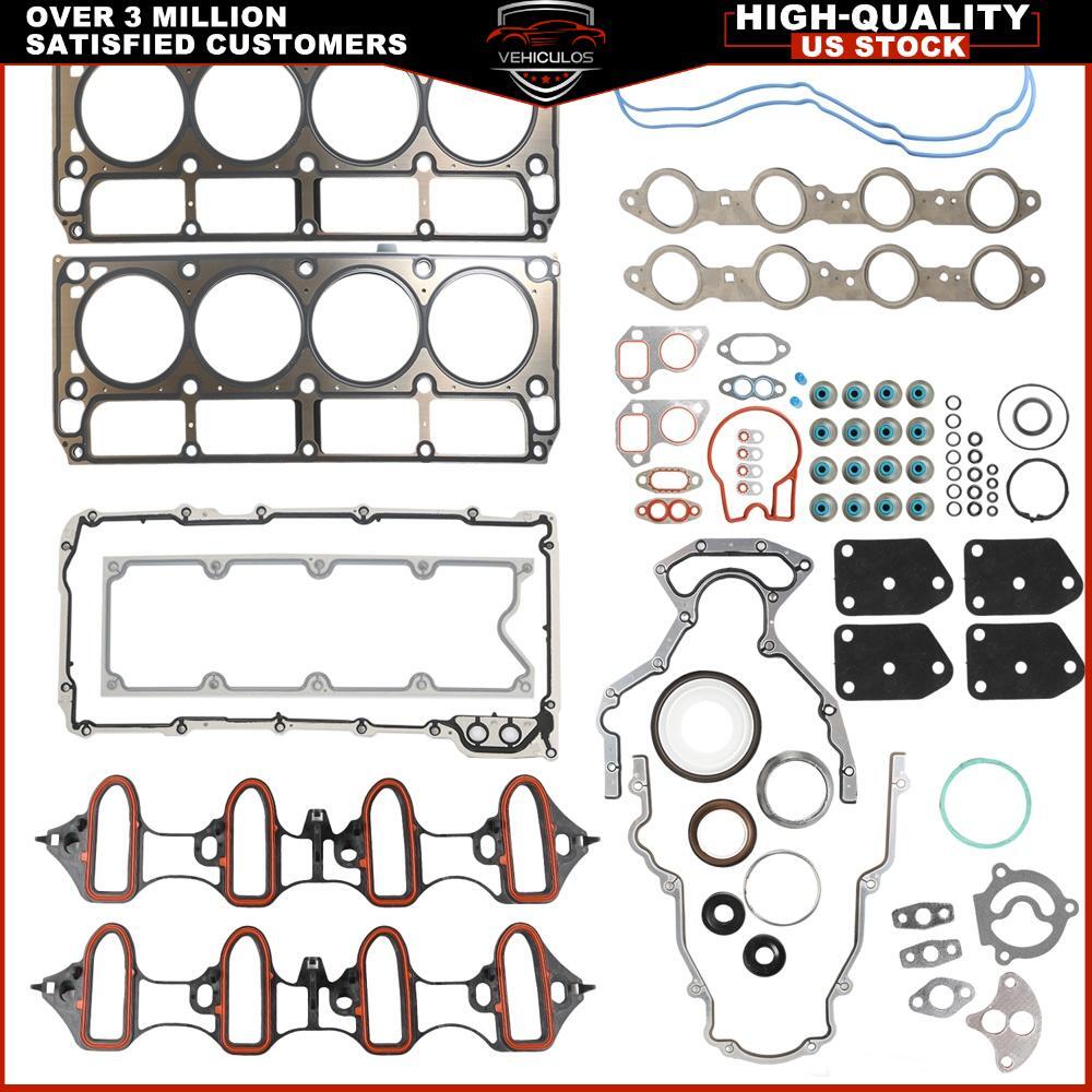 HS26191PT-1 Cylinder Head Gasket Set for Chevy Cadillac GMC Buick 4.8L 5.3L V8 Engines