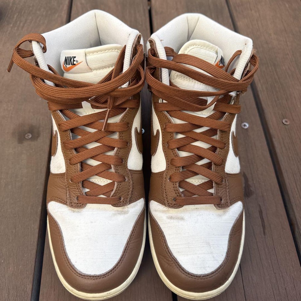 Nike Dunk High Men's Sneakers 8.0US Pecan Sail 27cm With Box - No Flaws
