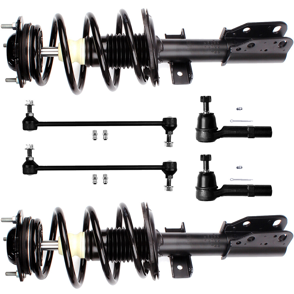 6Pcs Suspension Kit for 2009-2016 Chevy Traverse - Strut, Sway Bar, Tie Rod