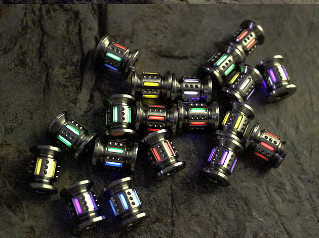 TC4 Titanium Alloy EDC Pendant for Bracelet Necklace Keychain Lanyard Bead