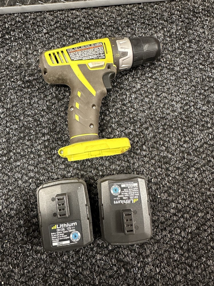 RYOBI Drill  HJP 002 . Two Battery . No Charger