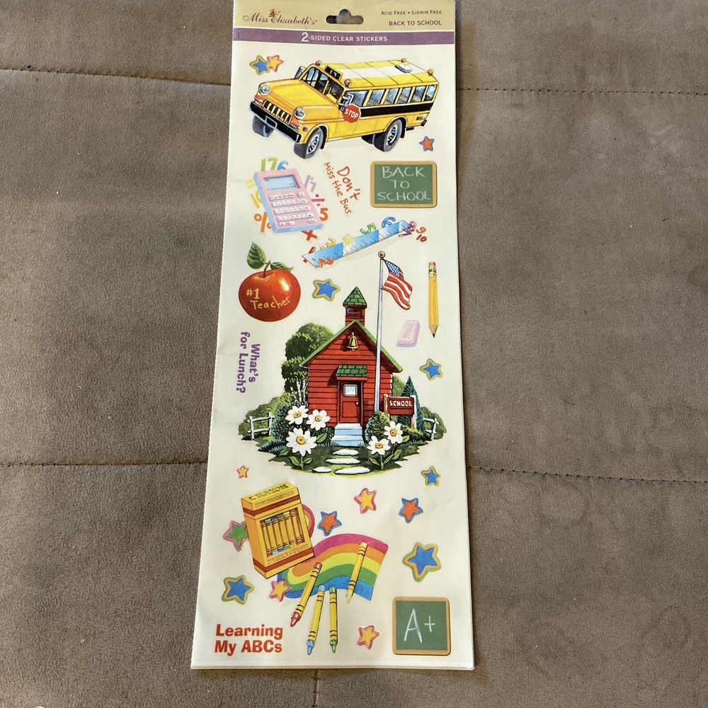 Back to School Stickers New Fun Prize's-image