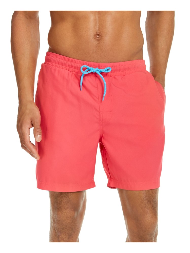 CLUBROOM Mens Coral Classic Fit Shorts XXL