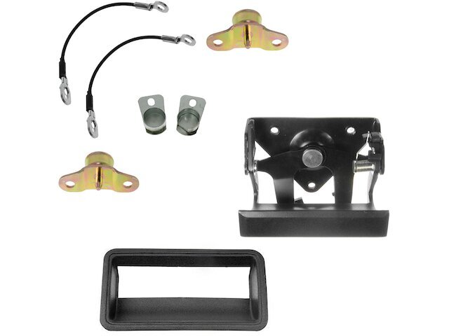 TRQ Tailgate Handle Hinge Cable Kit fits Chevy K3500 1992-2000 14QFHF