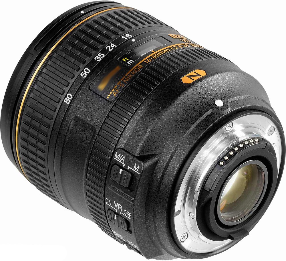 Nikon AF-S 16-80mm f/2.8-4E ED VR DX Wide-Angle Zoom Lens for Digital Cameras